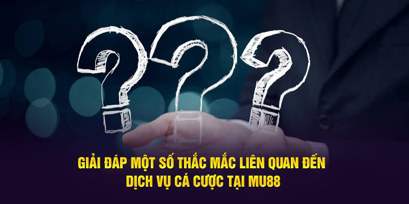 Giải đáp thắc mắc liên quan đến dịch vụ MU88